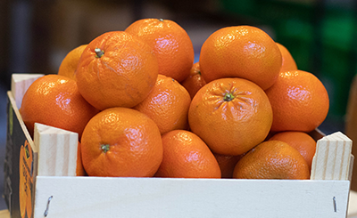 a box of clementines