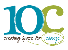 10C logo with tagline creating space for change
