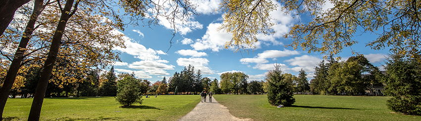 a beautiful day on Johnston Green